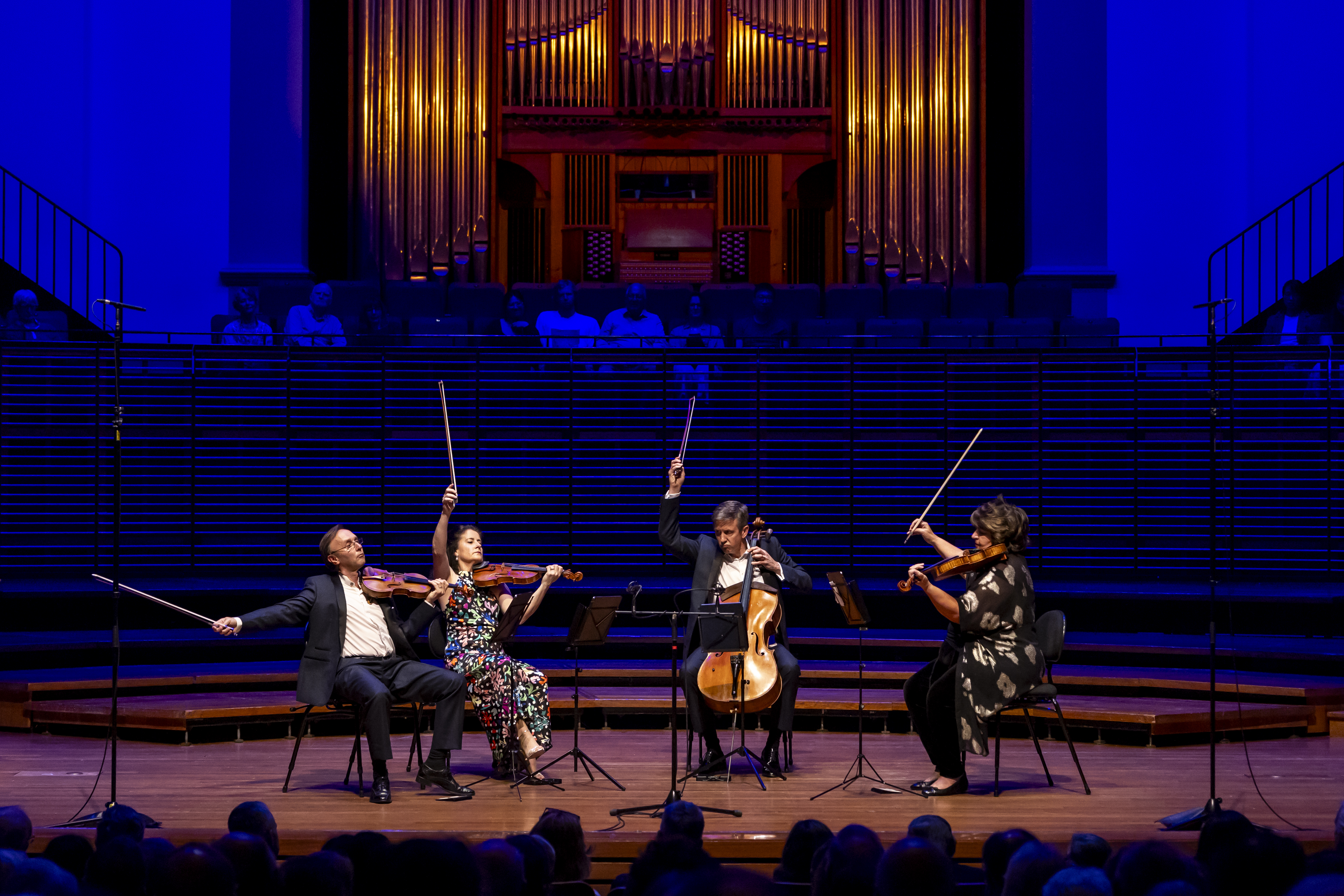 Goldner String Quartet Farewell Concert at Verbrugghen Hall. Credit: Katherine Griffiths